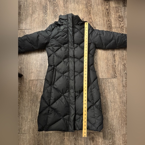 North Face 550 Long Black Puffer Coat - Picture 14 of 14